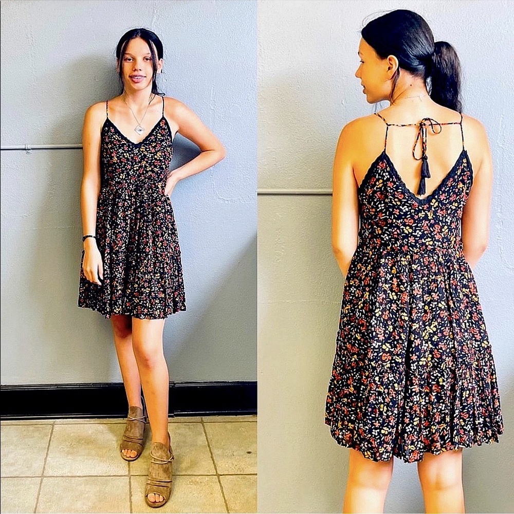 Alcove Black Print Dress